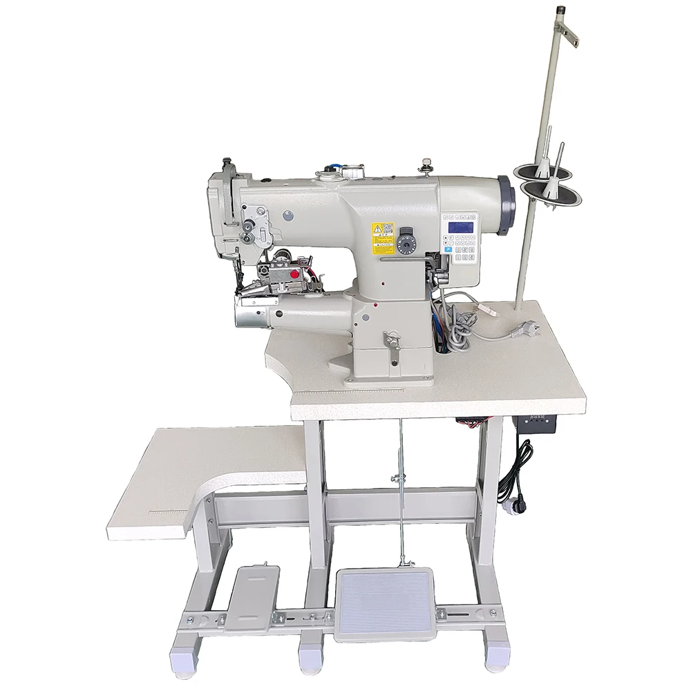 Automatic Hot Tape Cutting Device Cylinder Bed Sewing Machine Single Needle Computerized Lock Stitch Sewing Machine Core Motor