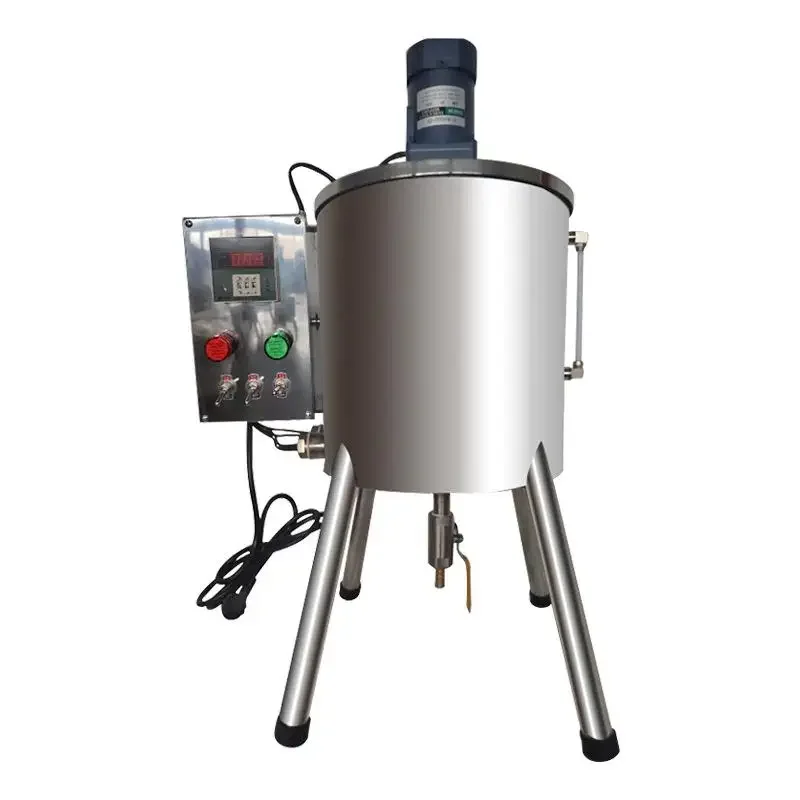 

Stainless Steel Polishing Automatic Filling Machine Lipstick Heating Stirring Bucket Soap Cosmetic Quantitative Filling