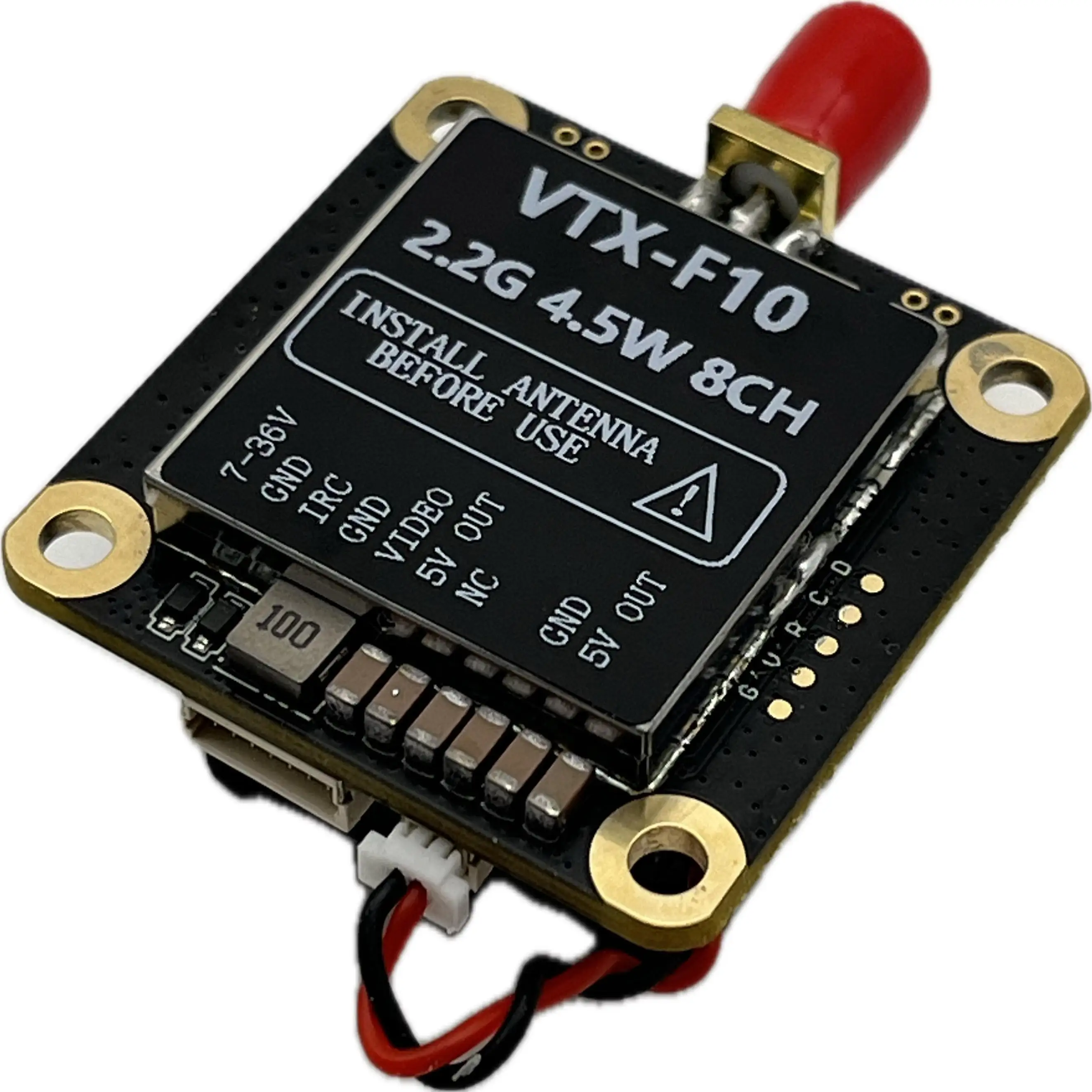 

FLYTO 2.2G VRX VTX 1.6W/4.5W Simulated Image Transmitter Remote Transmission Accessories for Unmanned Aerial Vehicles Receiver