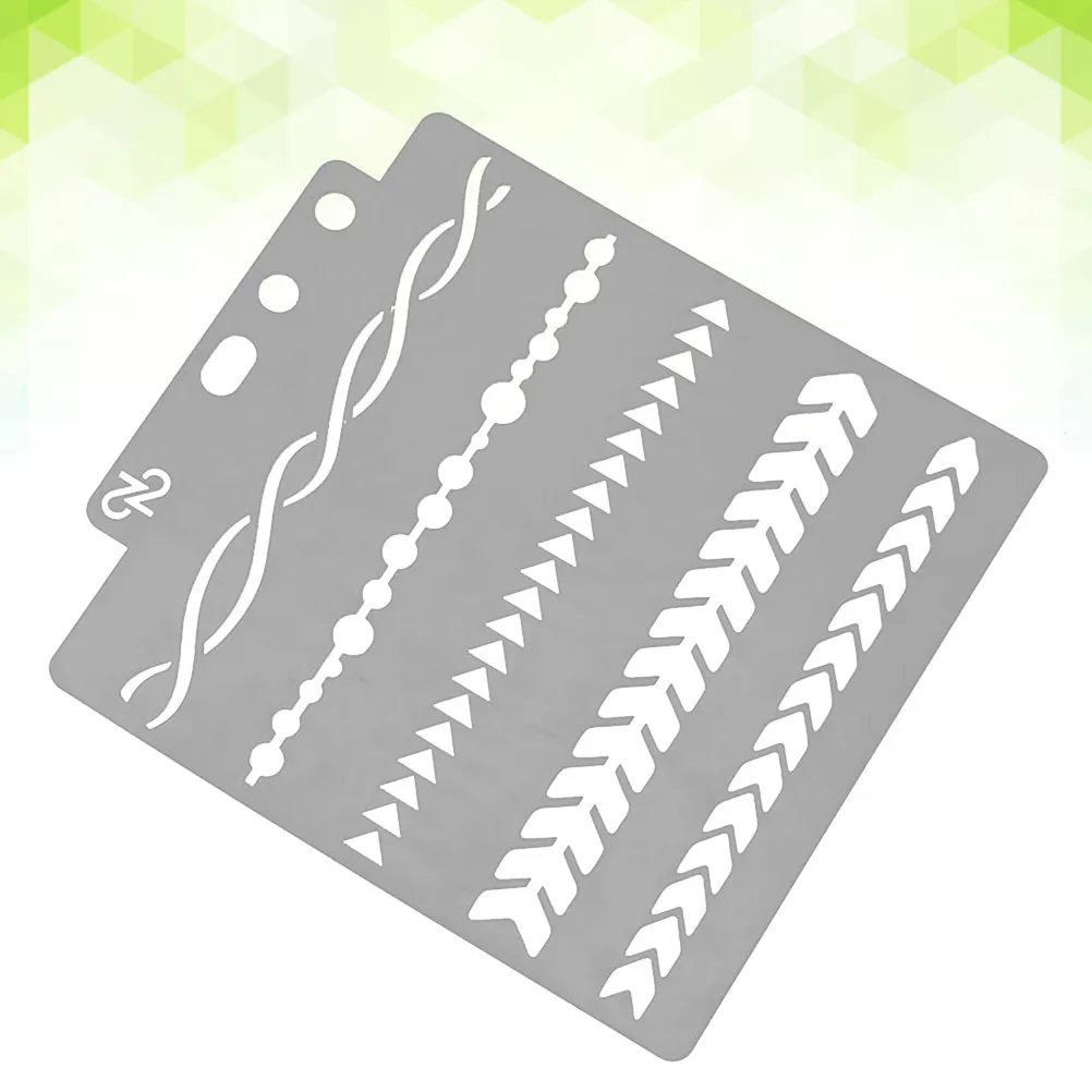Plastic Drawing Stencil Assorted Patterns Stencils For For Cake Decorating Art Class Hollow Painting