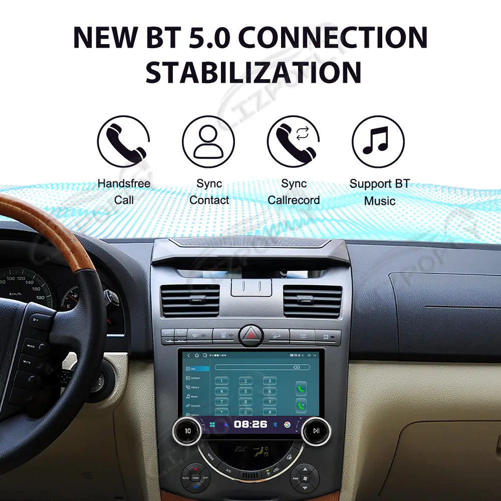 Lizpofly Upgrade 11.5" Car Radio For SsangYong Rexton 2006–2012 with Wireless Carplay&Android Auto, Touchscreen GPS Navigation view 3