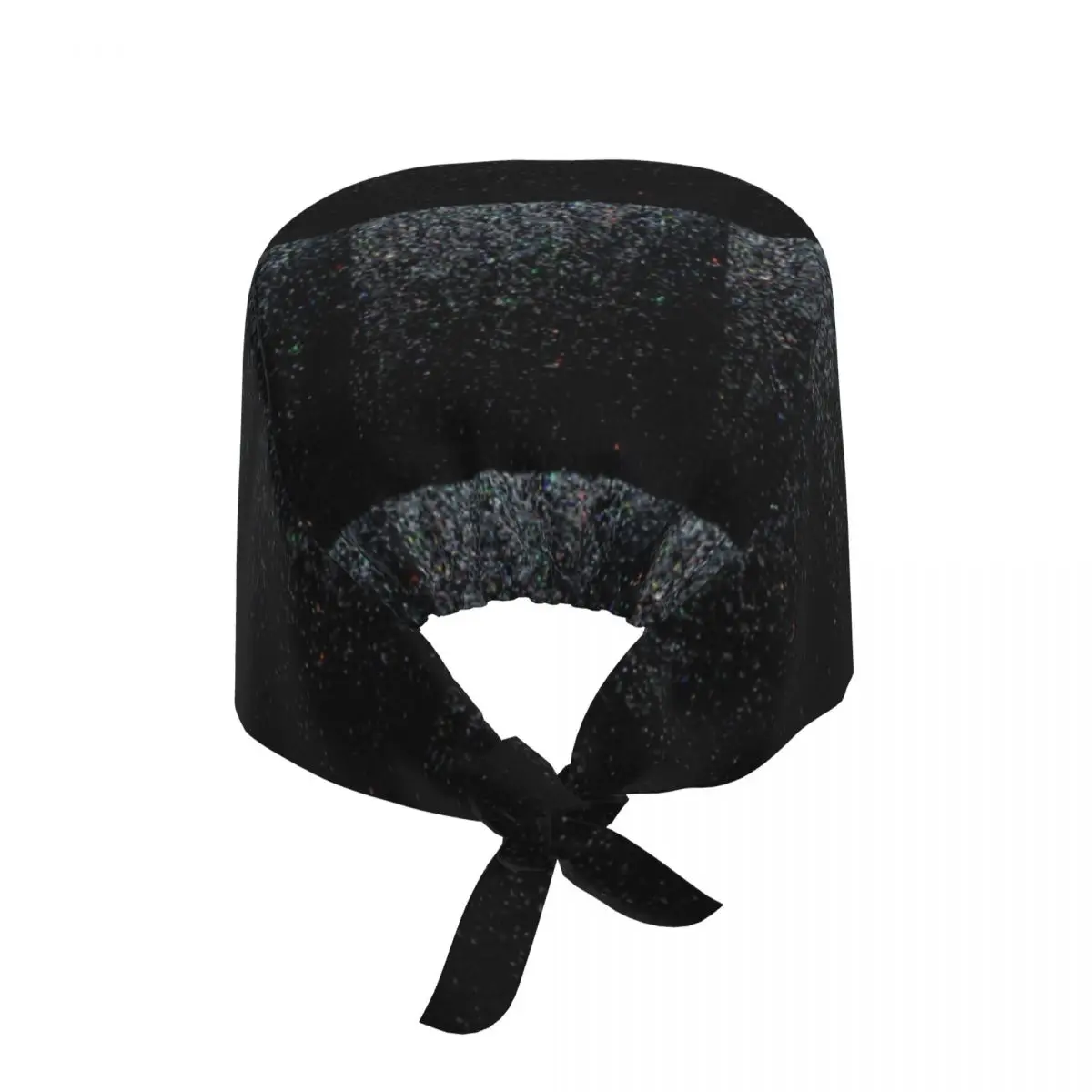 Black Silver Glitter Scrub Hat Doctor Working Surgical Cap Men Women Adjustable Nursing Caps for Dentist