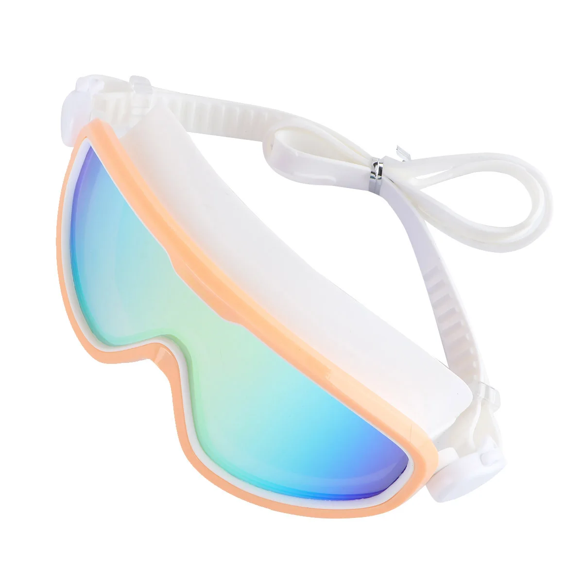 Waterproof Swimming Goggles Anti-Fog Diving Eye Protector Thickened Seal Snap Fit Unisex Pink For Pool Outdoor Use