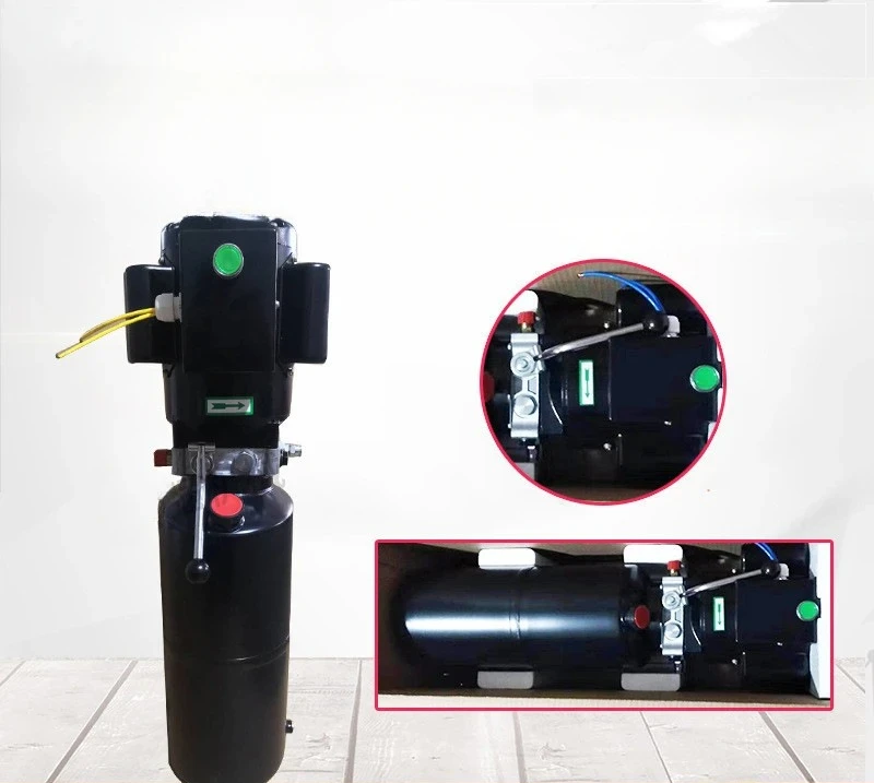 Small electric hydraulic pump standing lifting platform car lift