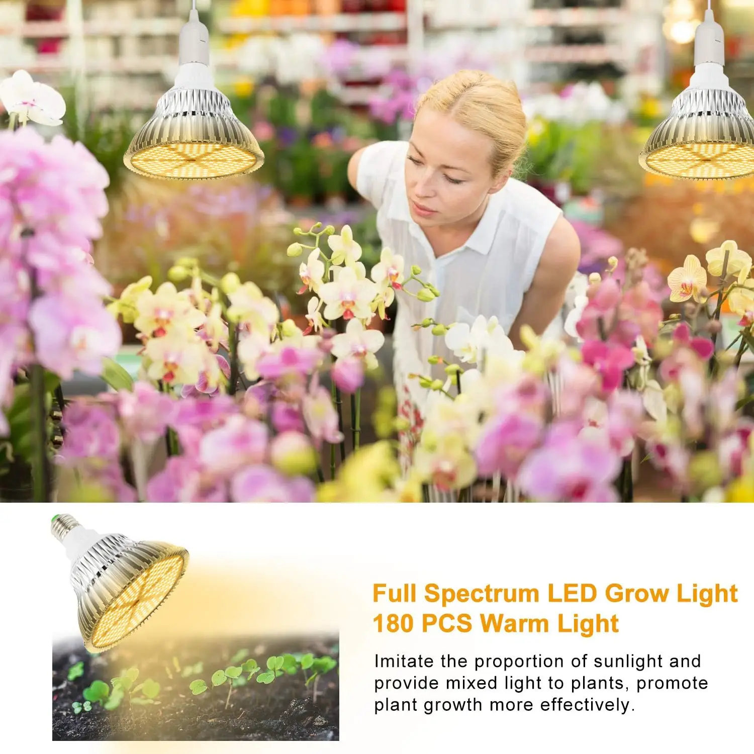 LED tam spektrum sıcak E27 bitki ampul kapalı bahçe için 180leds hidroponik Led büyümek ışık kutusu çadır bitki büyüme lambası