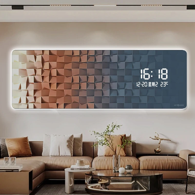#home living room decorations Plug in model with light and remote control clocks bedroom godinnik on the wall sale all cheap for