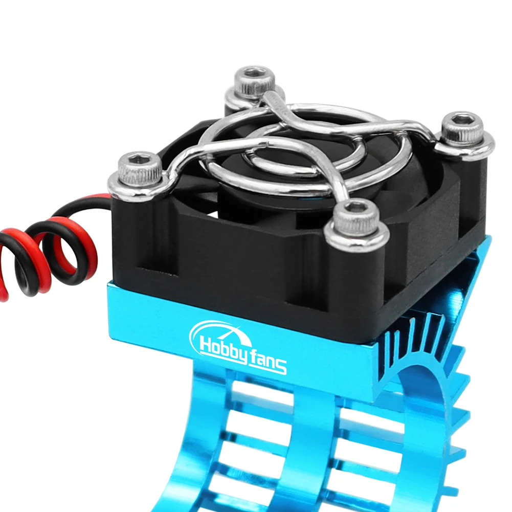 Dissipatore di calore motore RC con ventola di raffreddamento Radiatore motore RC per 1/14 1/16 1/18 370 380 390 Auto RC per motore brushless 2838 2858 2845