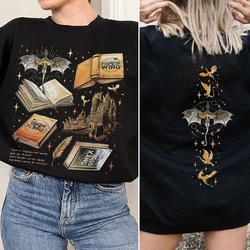 The Bat Boys Velaris Two Sided Sweatshirt Fan Of ACOTAR Series Book Lover Sweater Long Sleeve Fleece Sweatshirt Y2K Streetwear