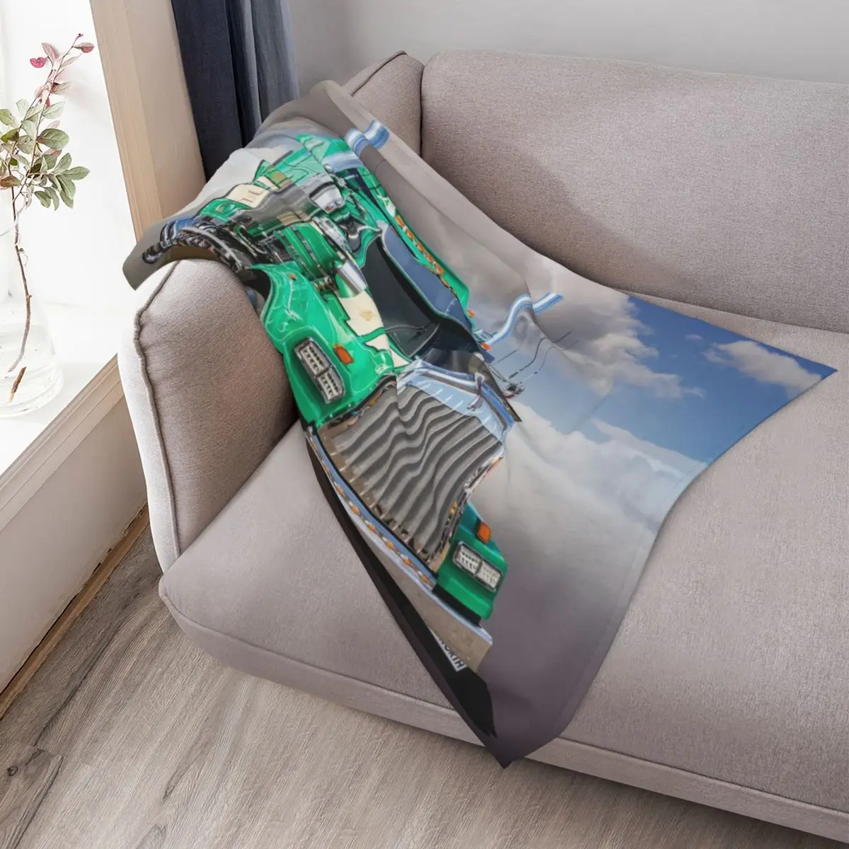 بطانية بيج كين منقوشة قيلولة مزخرفة منقوشة على بطانيات الأريكة #3