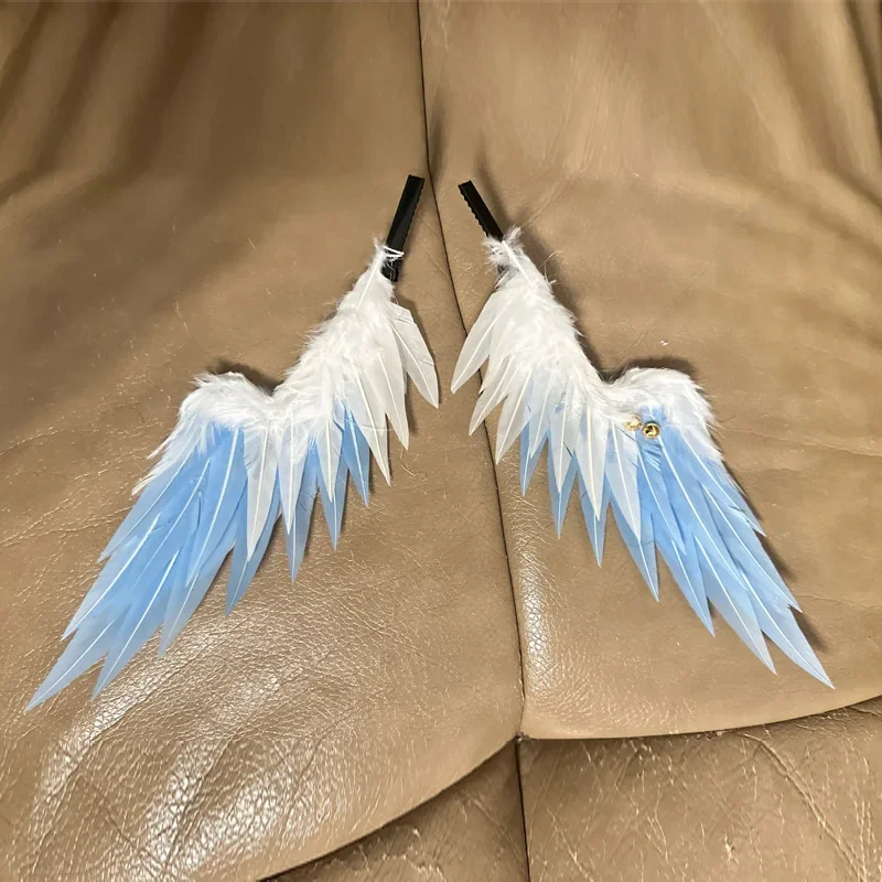 

Sunday Feather Headwear Game Honkai Star Rail Costume Accessories Cosplay Wig Hairpins Halloween Prop New Product