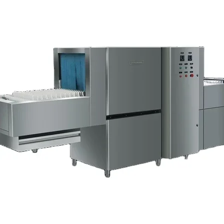 Electric Freestanding Tunnel Dishwashing Machine Dryer Unit Stainless Steel Gas Hotels Restaurants Industrial Kitchen Use