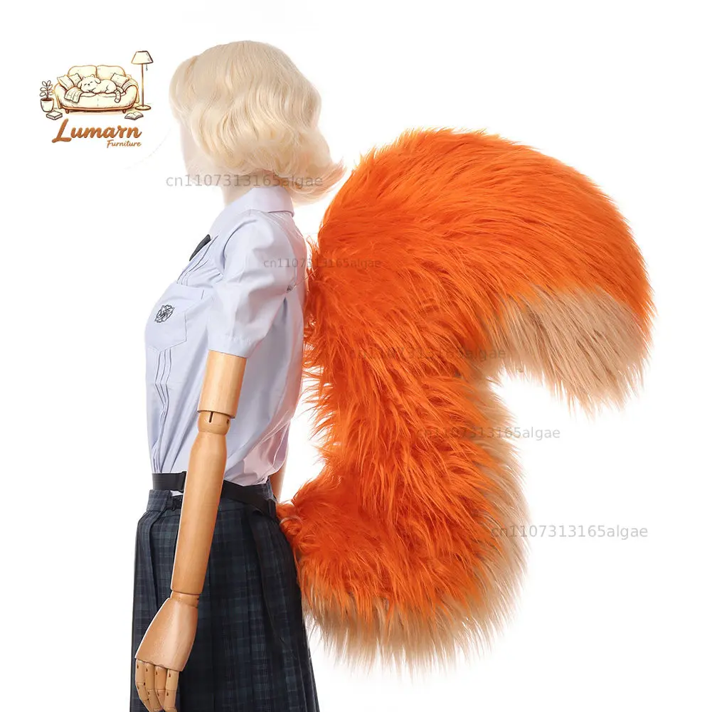 Handmade anti-gravity big tail, plush squirrel tail cosplay