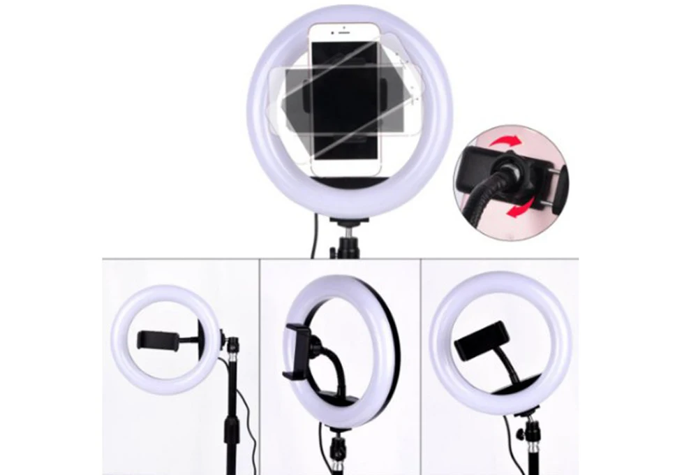 Mobiele Telefoon Live Licht Draagbare Knipperende Ring Licht Anker Vullen Schoonheid Licht Voor Iphone Android Smart Phone Anker Broadcast