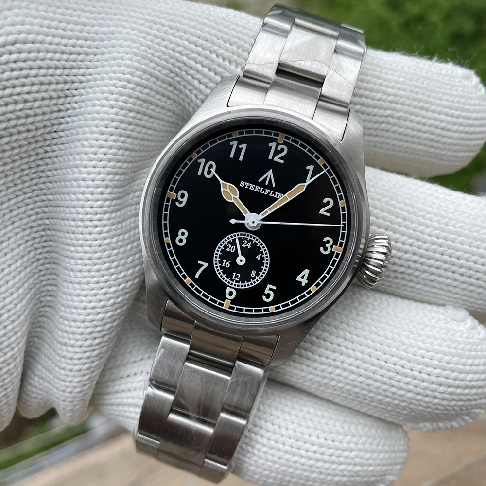 STEELFLIER Offizielle SF746 Quarz-Armbanduhr VH60 Stummschaltung 4 Zeiger Schweizer BGW9 C3 Leuchtende Mode 200 m wasserdichte Uhr – Detail 32