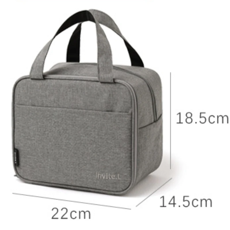 Leakproof Work Portable Food Storage Freezable Cooler Bag Lunch Box Lunch Bag Insulated Lunch Tote Bag images - 6