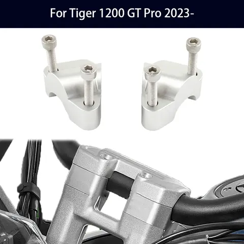 Nya motorcykeltillbehör för Triumph Tiger 1200 GT Pro 2023 - Styrhöjare bakåt flyttad upp 25MM styrhöjare 8 best sales Tiger 1200 GT Pro - №5