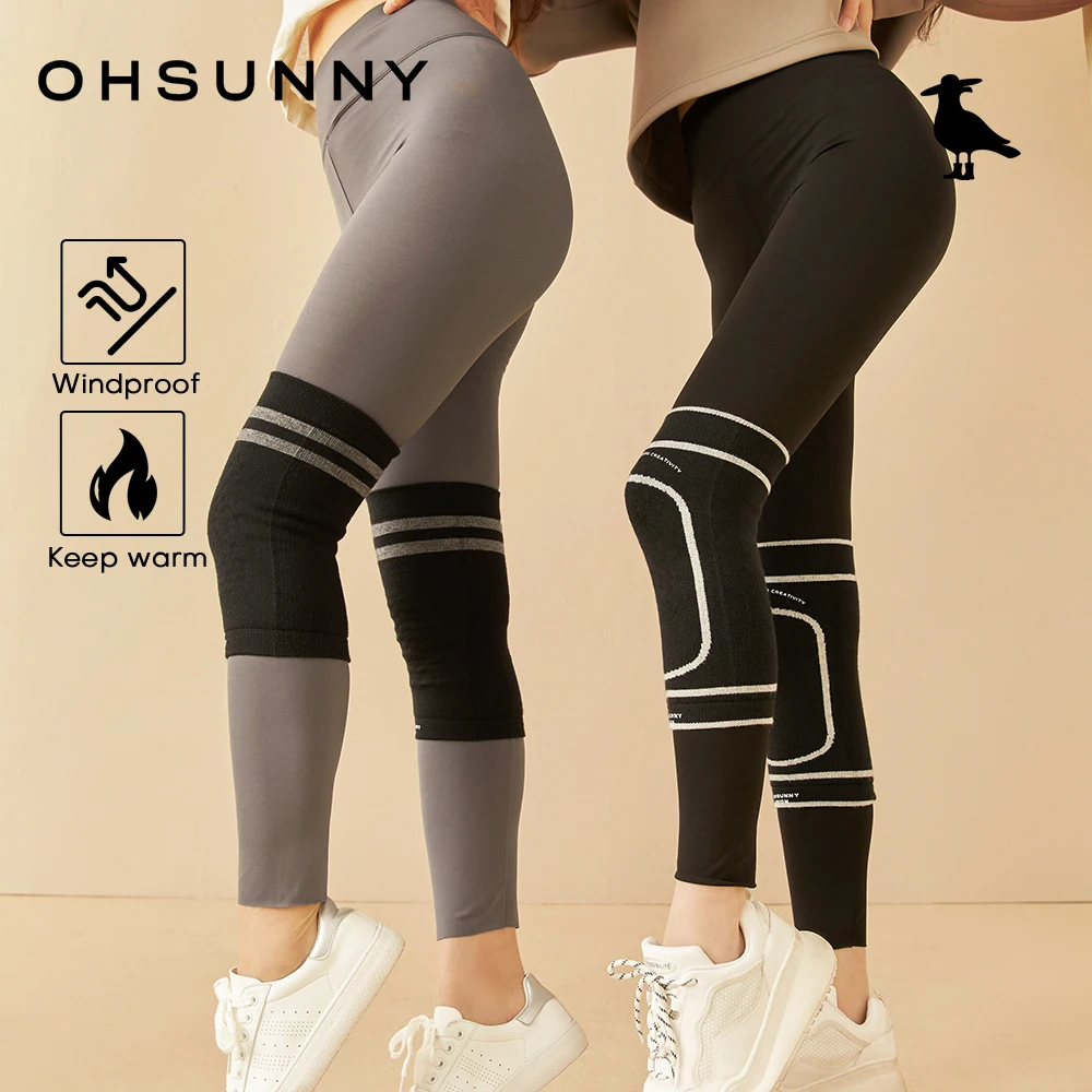 

OhSunny Winter Warmer Knee Pad for Women,Knees & Legs Protective Cover,Outdoor Hiking Camping Windproof Cold-Proof Leg Covers