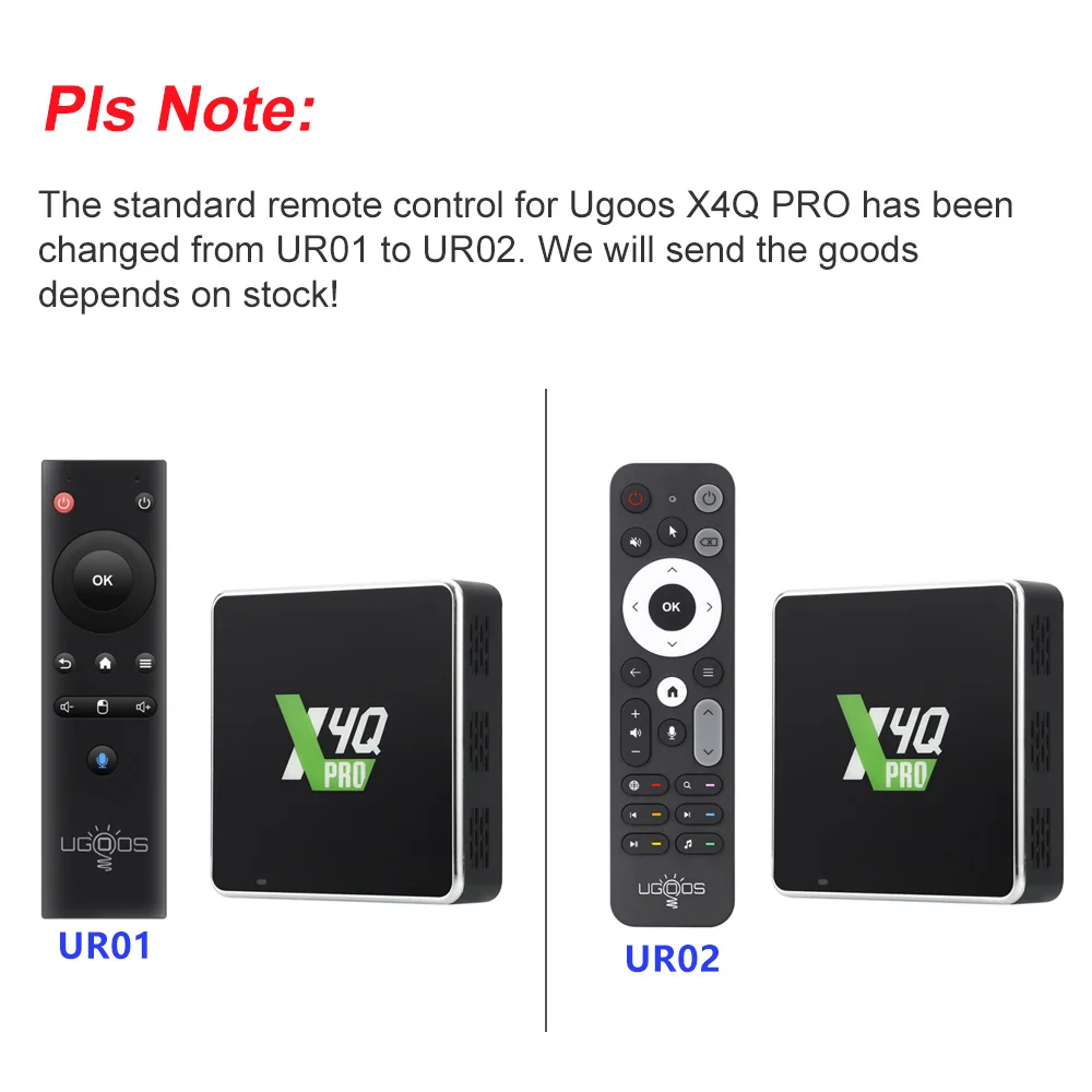 Ugoos X4Q Pro TV BOX Android 11 Smart TV Box S905X4 DDR4 4GB 32GB Wifi 1000M X4 Cube X4 Pro S905X3 Android 9,0 TVBOX decodificador