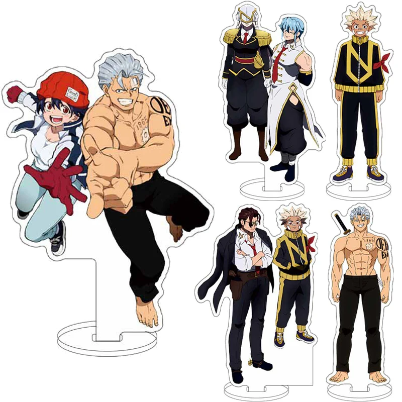 16CM Anime Undead Unluck ‌ Abbildung ‌ Andy Fuko Izumo Joyce ‌ ‌ Billy Gina Chamber ‌   Riki Nagaoka Acryl-Ständer Cosplay-Ornamente Geschenke