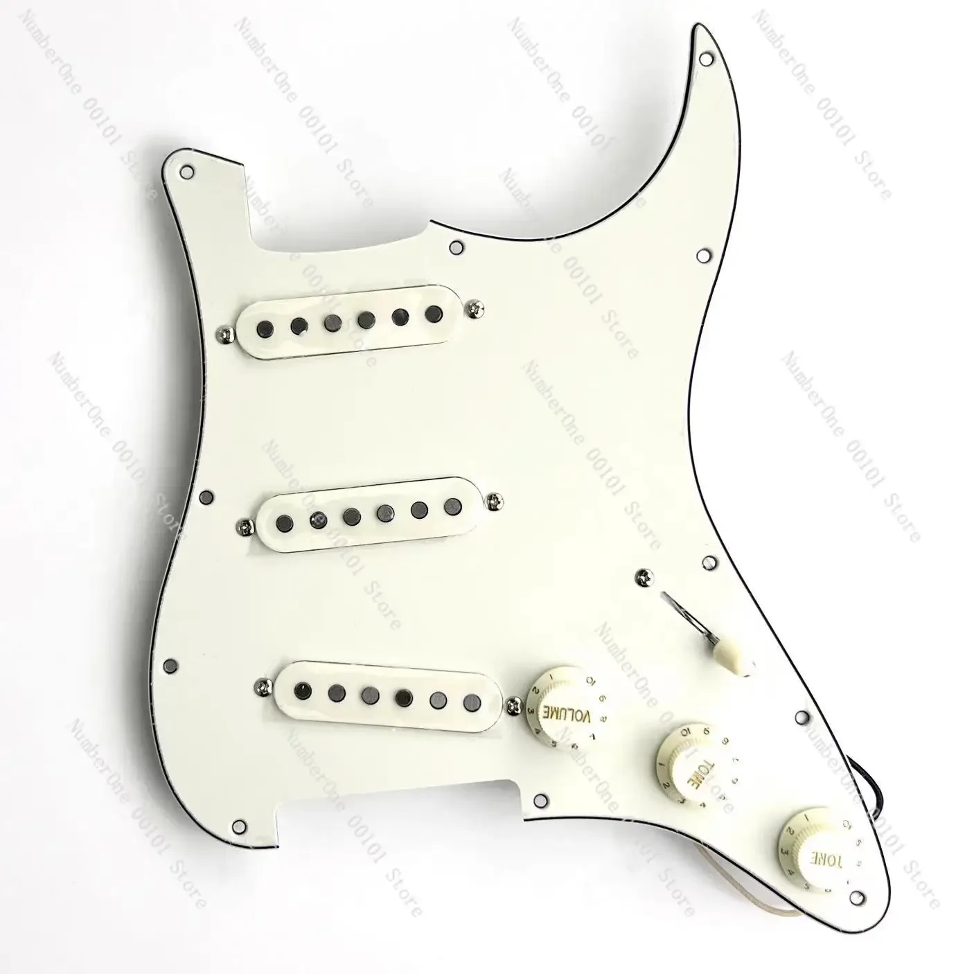 

Vintage 1969 Handmade SSS Alnico 5 Guitar Pickups Grey Bottom Plate JimmiHendrix 69 Heavy Build Coil Wire in AWG Left Hand