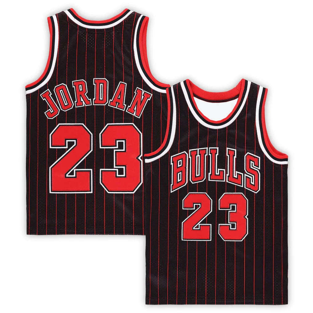 2026 Retro Chicago No.23 Basketball-Trikot Atmungsaktives Sport-Tanktop Y2K Streetwear Sportlich Lässiges Weiches Weste-Familien-Kinder-T-Shirt – Detail 3