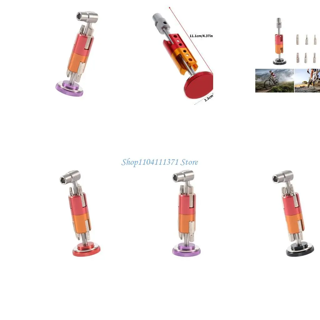 

P9FC High Strength Crankset Wrench Hexagonal 3- 6mm Screwdriver T25 Wrench Set