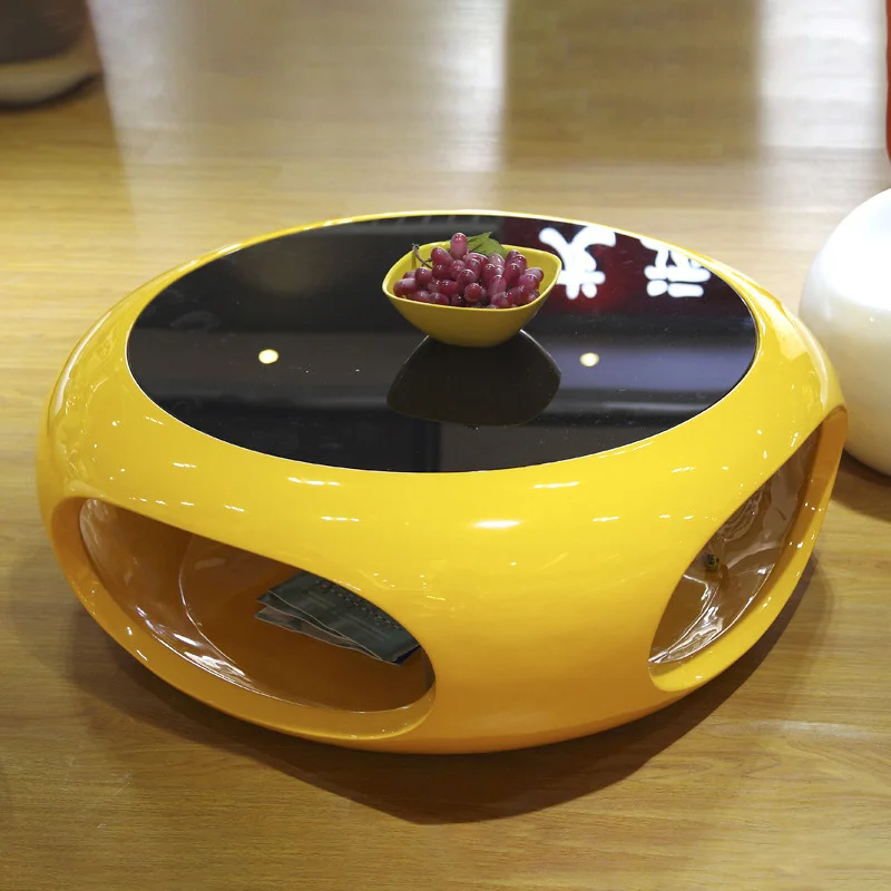 طاولة القهوة على شكل بيضة أثاث الفن العام طاولة القهوة غرفة المعيشة حديقة الأسرة طاولة القهوة في الهواء الطلق