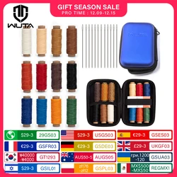 WUTA Leather Repair Kit Shoe Sewing Furniture Sofa Repair Working Tool Set Waxed Thread Craft Tools Hand Stitching Quilting Awl