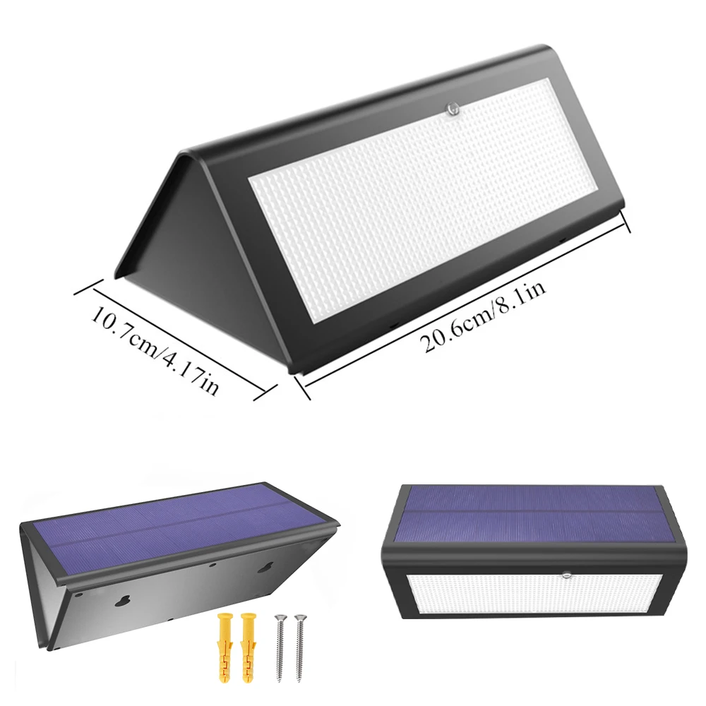 Solar LED Light With Motion Sensor 4Modes Outdoor Lighting For Garden 48LED Solar Lamps Waterproof  Wall Solar Powered Lamp