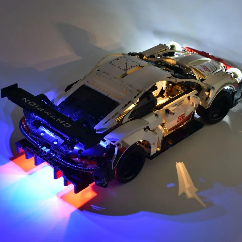 Led Light Kit for LEGO 911 Technical Car Building Blocks City RSR Race Vehicle Bricks Lamp 42096 Not Included Model Car