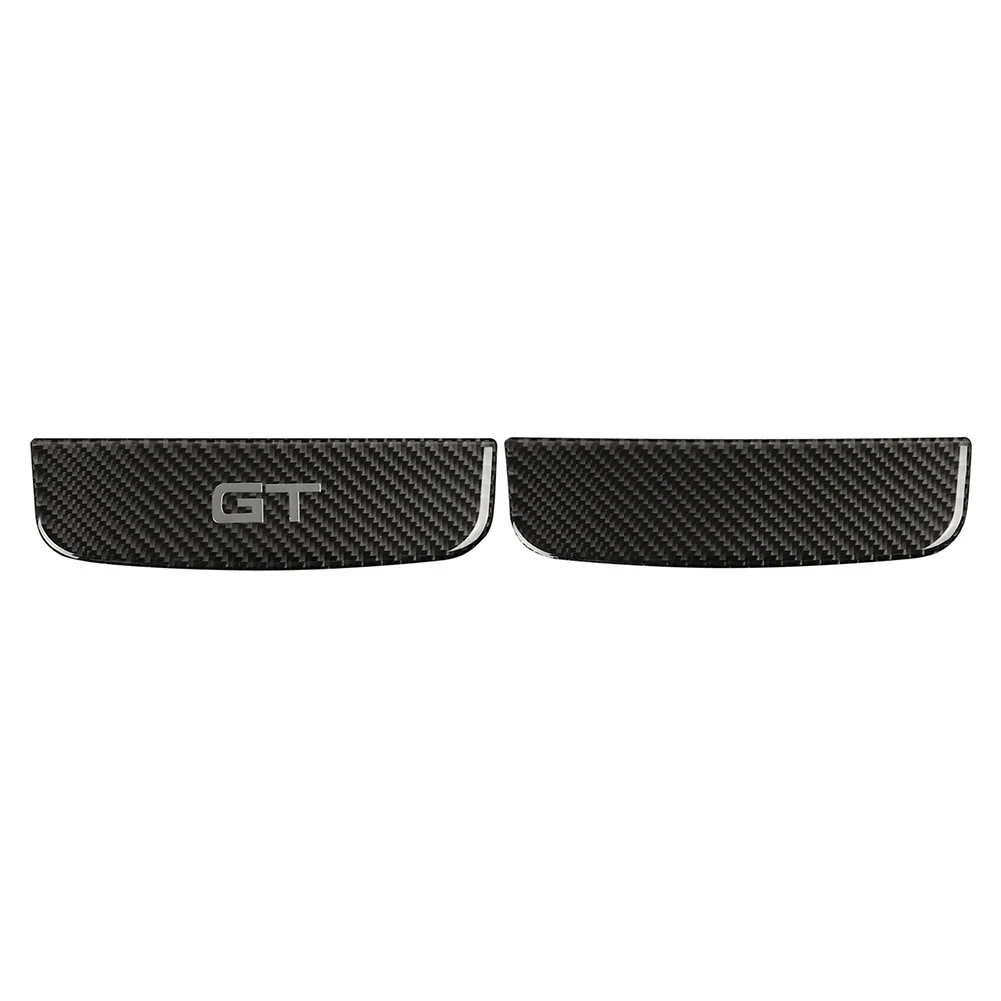 For Ford Mustang GT 2015-2021 Accessories Carbon Fiber Style Interior Car Storage Box Trim Cover Trim Sticker Decal Decoration view 5