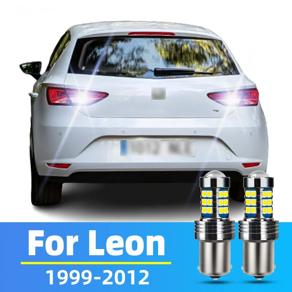 

2pcs LED Reverse Light For Seat Leon 1 MK1 1M 2 MK2 1P Accessories 1999-2012 2006 2007 2008 2009 2010 2011 Backup Back Up Lamp