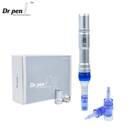 Dr Pen A6 Wireless with 2PCS 12 Pin Cartridges Needles Meso Tattoo Microneedling Mesotherapy Derma Pen Skin Care Tool