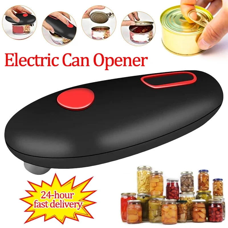 Automatic Jar Opener Tin Can Open Machine Touch None Sharp Edges Electric High Power Jar Tin Opener Kitchen Gadgets Can Openers