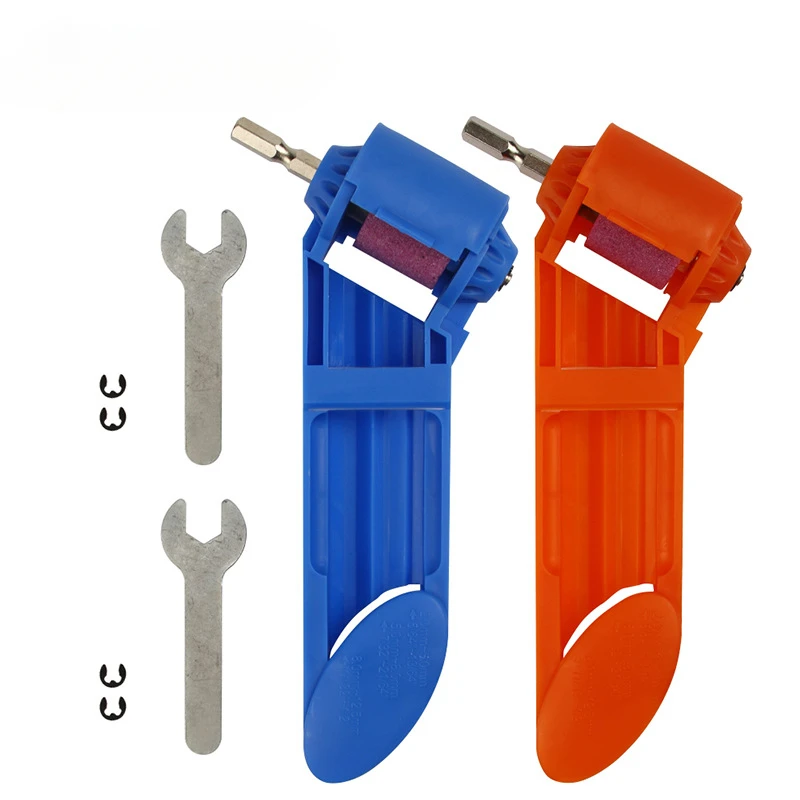 Portable Drill Bit Sharpener Sharpening Tool Drill Wrench Corundum Grinding Wheel Millstone Accessories Tools