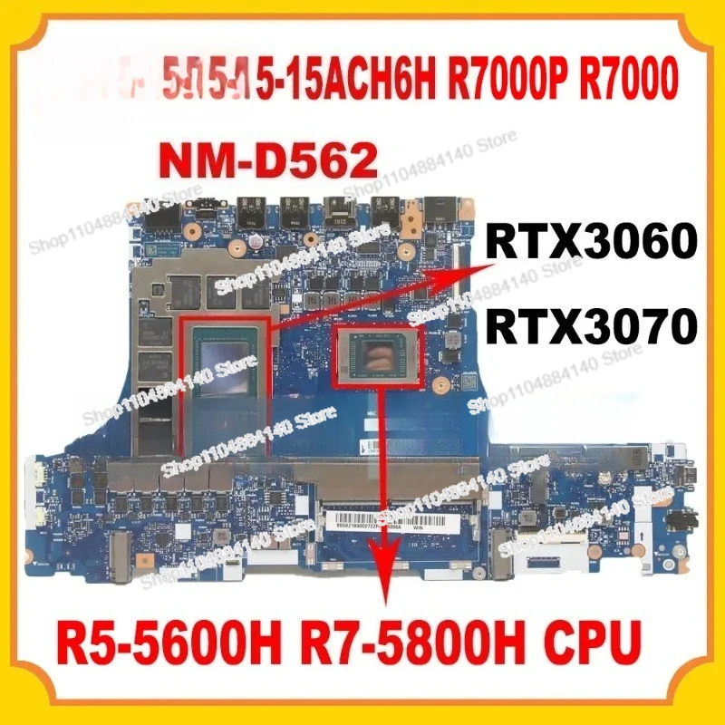 

NM-D562 for Motherboard R5-5600H R7-5800H RTX3060 RTX3070 5B21C22564 5B21C22566 DDR4