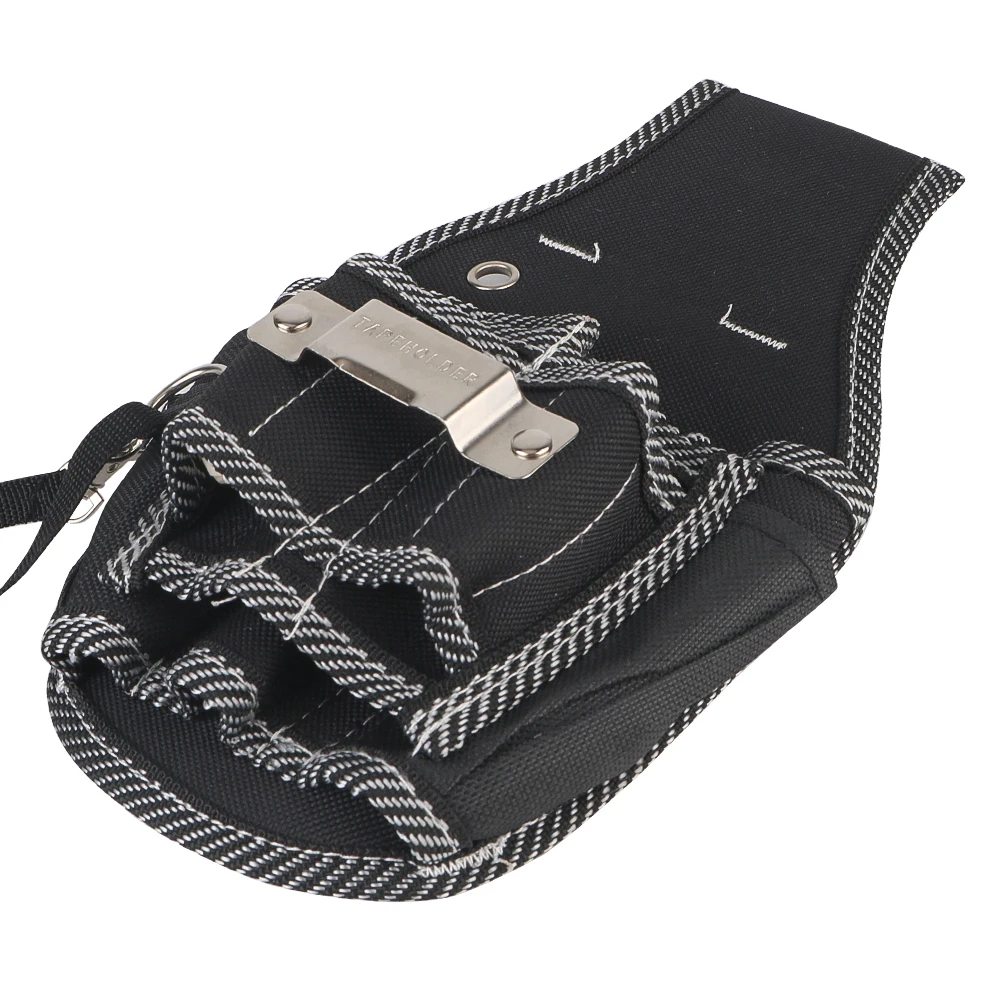 Borsa per attrezzi da carpentiere Borsa per trapano Martello per trapano Trapano Cacciavite Supporto per kit di utilità Borsa per cintura per attrezzi tascabile multifunzione