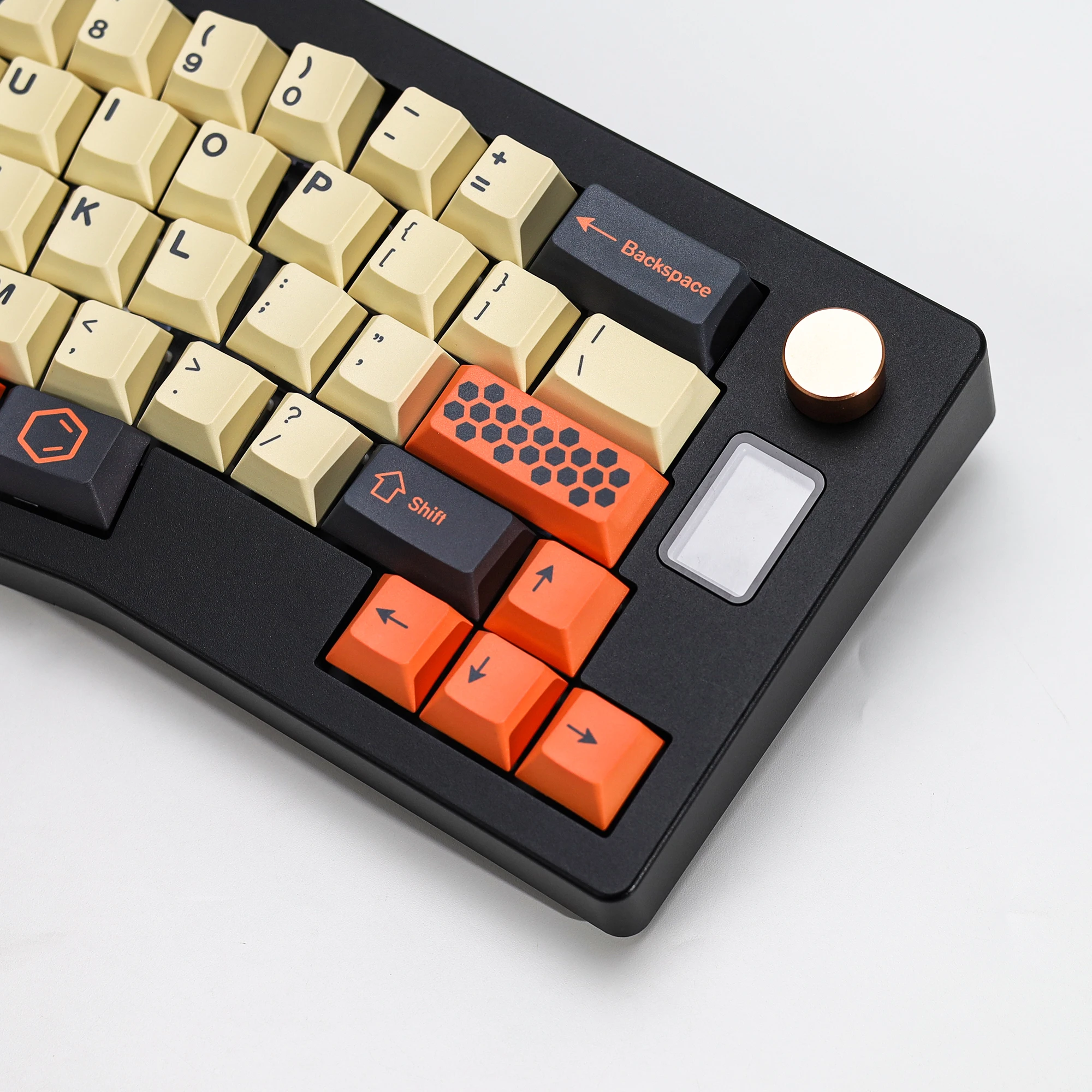KBDiy GMK Tastenkappen Retro GMK Carbon Cherry Profil PBT Alice Tastenkappen Benutzerdefinierte DIY für MX-Schalter Gaming 60 Mechanische Tastatur KIT – Detail 18