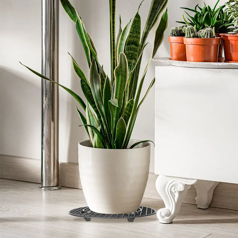 Patio Deck Flower Pot Plant Holder Prevent Rot and Damage Pot Tray Plant Stands Plant Pot Saucer Plant Level Pot Elevator