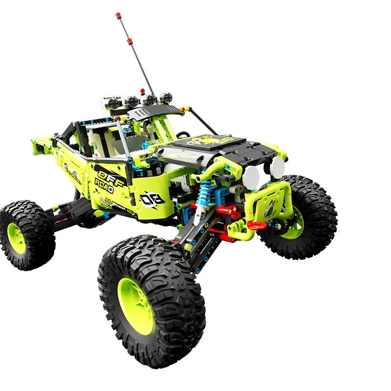 Coche de Control remoto ORV Radio 2,4 Ghz, bloques de construcción técnicos, modelo Monsters 4X4 Explorer, ladrillos de vapor, juguetes RC, vehículo todoterreno