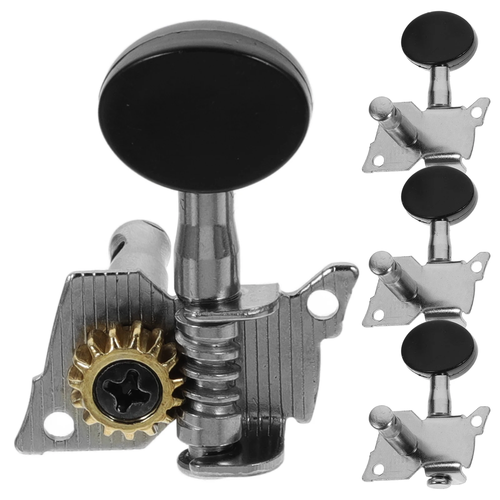 

4 Pcs Ukulele Tuning Pegs Durable Sound Improvement Guitar Small 4 String Head Tuners Locking Machine Musical Instruments Parts