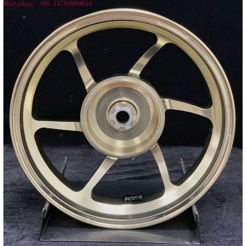 Custom Forged Motorcycle RimsSuitable For NVX155 Scooter Wheel Hubs 17x1.6 17x1.85 CNC D 6061-T6 Aluminum Racing Performance Fo