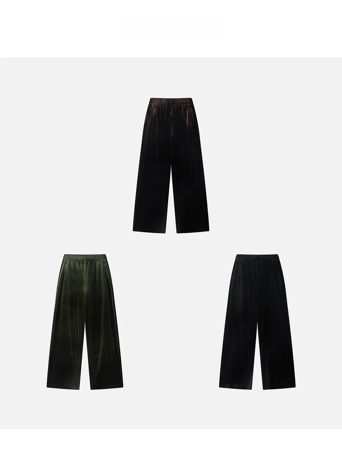 

Брюки JINGJING2025: Новинка, Эстетичный Ретро-Дизайн, Мягкий Бархат, Плюшевые, Повседневные, Утепленные, Прямые, С Эластичным Поясом