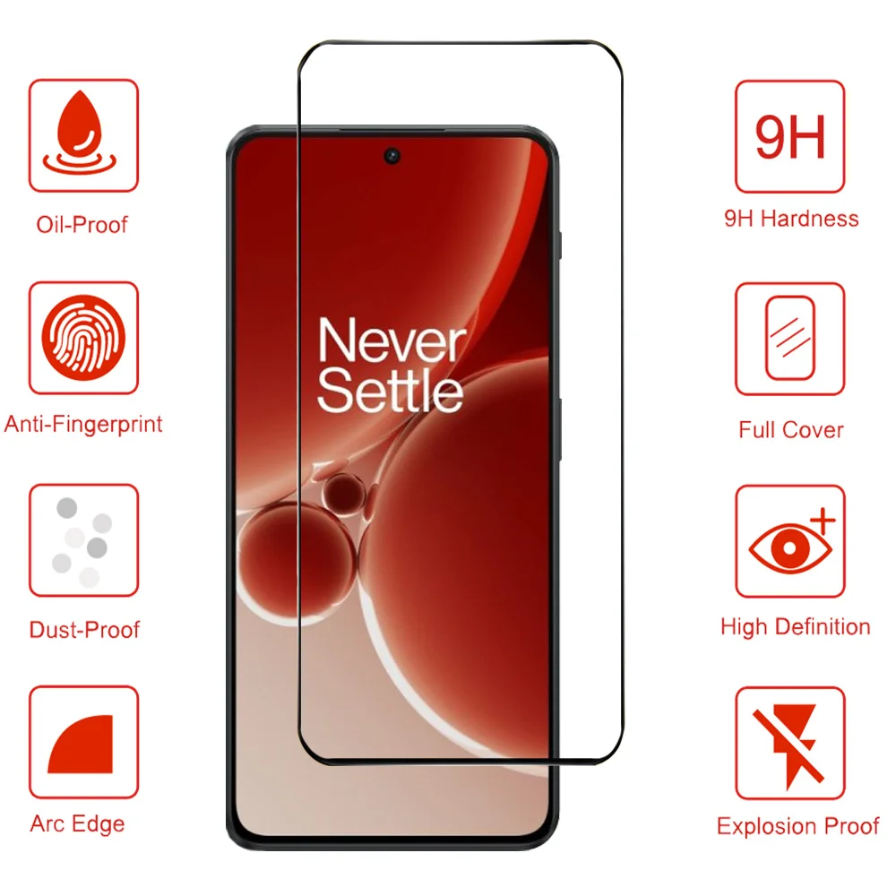 Pelicula,For OnePlus Nord 3 5G Tempered Glass One Plus Nord3 Screen Protector One Plus Nord 3 2 2T Cristal templado OnePlus Nord CE 3 Lite Front Film OnePlus Nord2 Original Phone Film & Camera Protectors