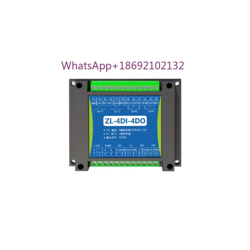 Serial Port Relay 485 Communication 2/4/6 Switch Quantity Detection Output IO Control Module Modbus Water Pump