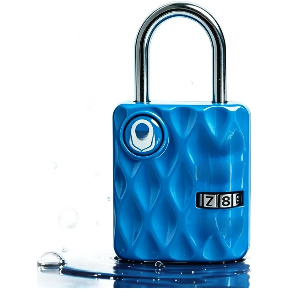 Zinc Alloy 4 Digit Password Lock for Luggage Zippers Backpack Straps Locker Handles and General Security Applications
