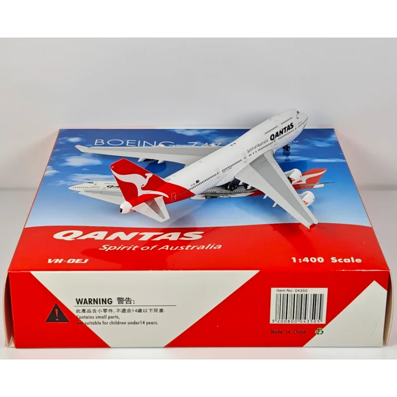 فينيكس 1/400 مقياس Qantas B747-400ER VH-OEJ يموت الصب سبيكة نموذج طائرة المقتنيات الحلي الزخرفية الهدايا اللعب