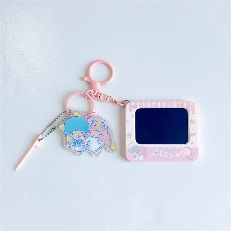 Echte Sanrio Hello Kitty Kuromi Melody Pachacoo Cinnamoroll Hangyodon Gudetama Writ Boar Graffiti Speelgoed Sleutelhanger Verjaardagscadeau