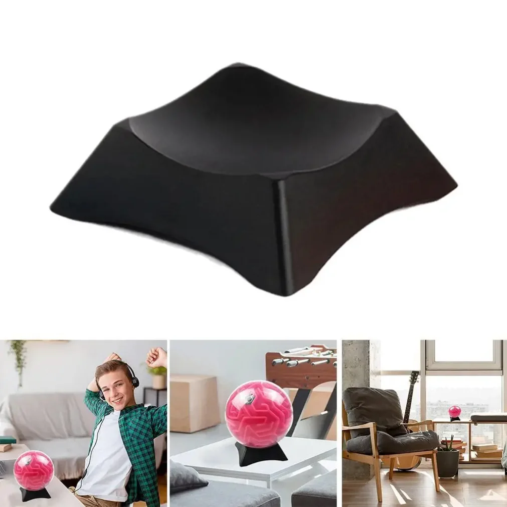 DUTRIEUX Ball Stand Display Holder Rack Support Base For Football Rugby Crystal Labyrinth Maze Ball Soccer Volleyball Basketball