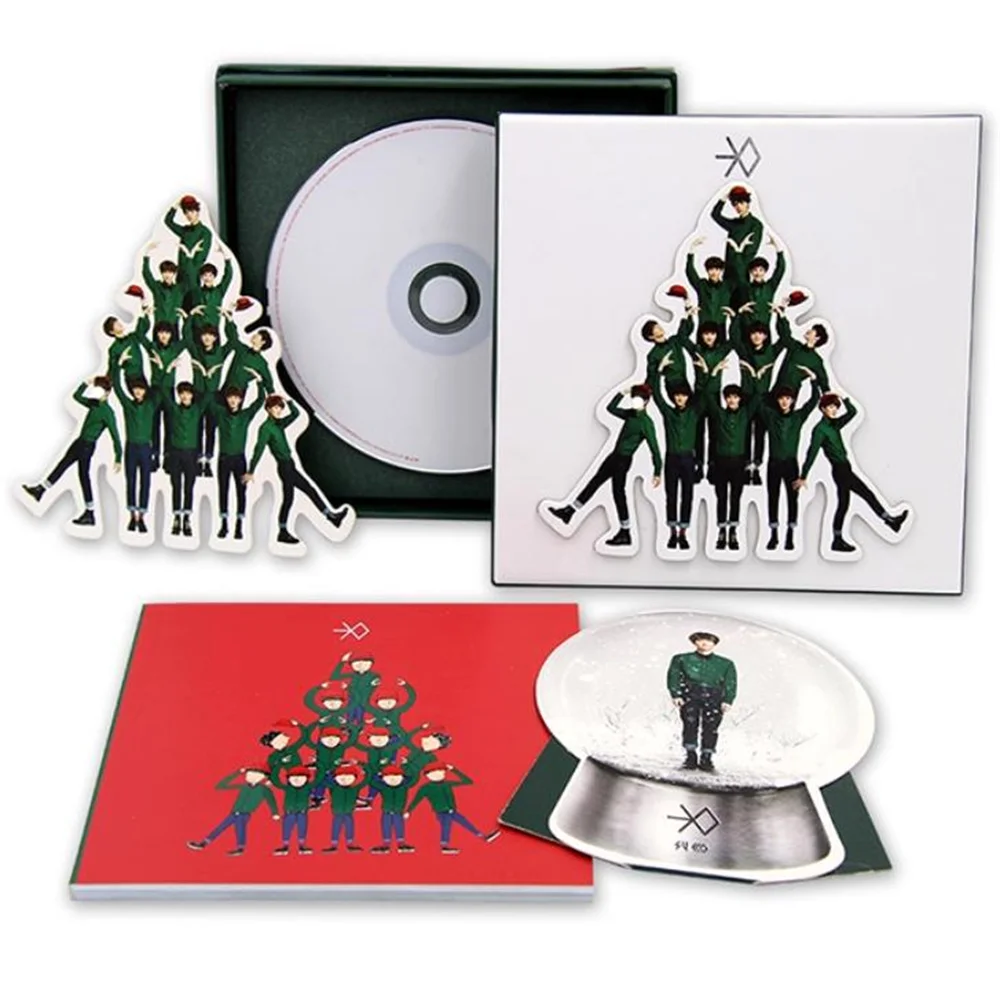 ألبوم EXO الكوري CD Works Complete Works Roar/Miracle of ديسمبر/OXO/MAMA ألبوم القرص المضغوط الكوري